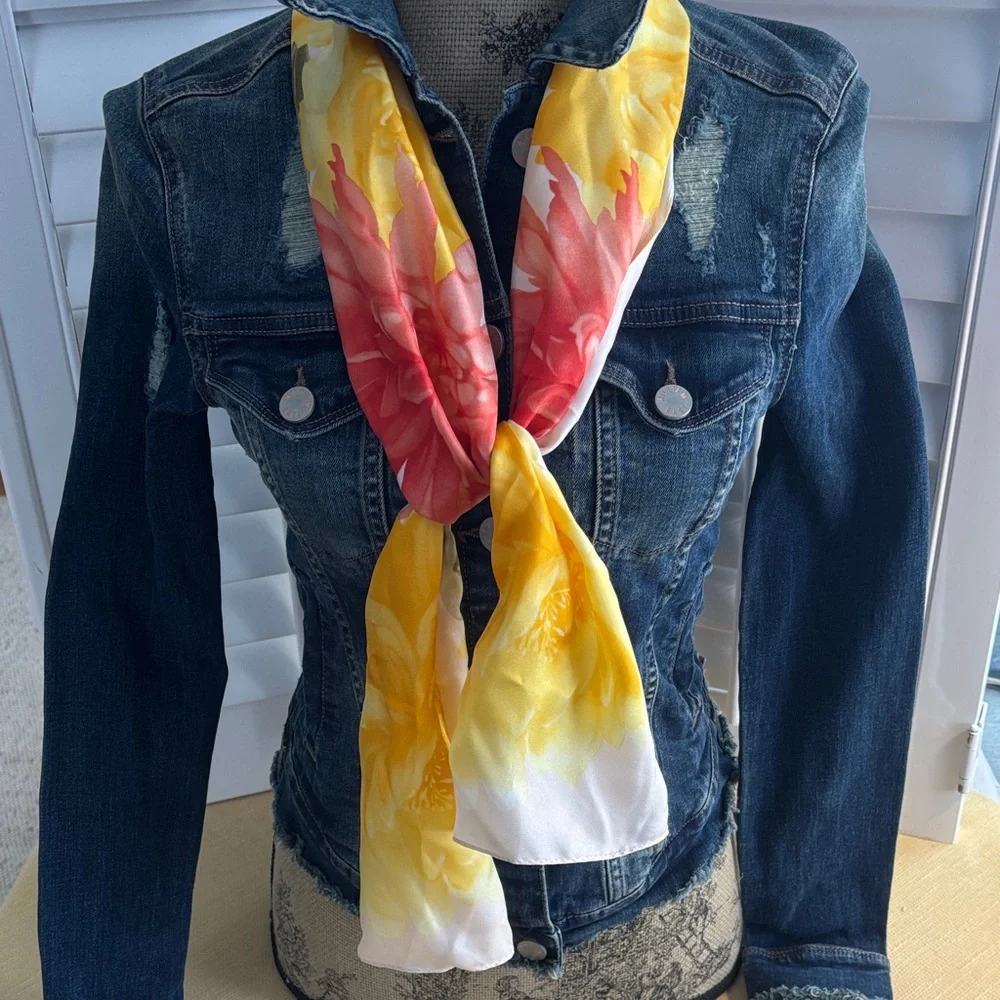 Oscar Silk Scarf 9” x 52”